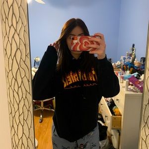 BLACK THRASHER HOODIE OG (M)